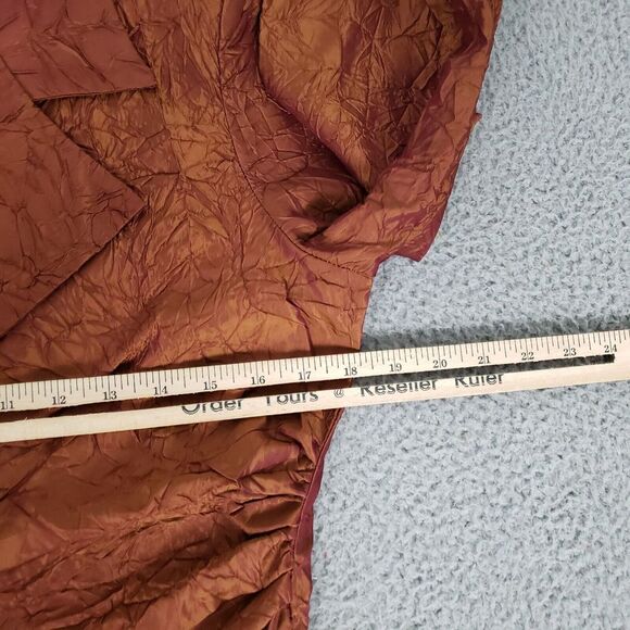 VINTAGE Joseph Ribkoff Jacket Womens 10 Orange Solid Casual Dress Suit‎ Coat New - Picture 6 of 11